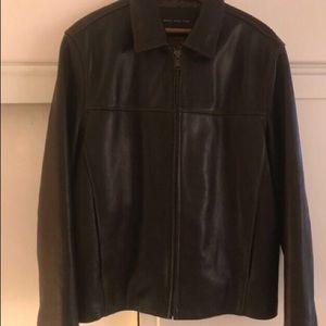 Marc New York men’s lined leather jacket